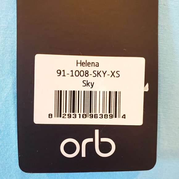 Orb Helena Crisscross Tee in Sky - Picture 7 of 7